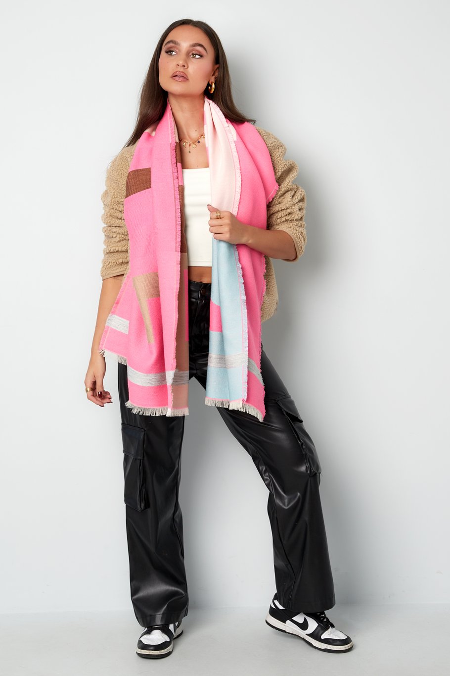 Scarf print parade - Fuchsia Picture2
